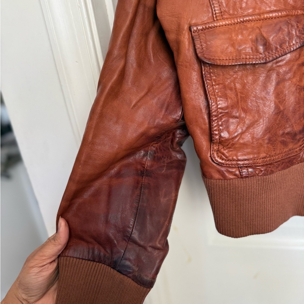 OFFICIAL MISS TOP GUN LEATHER JACKET - Picture 8 of 10